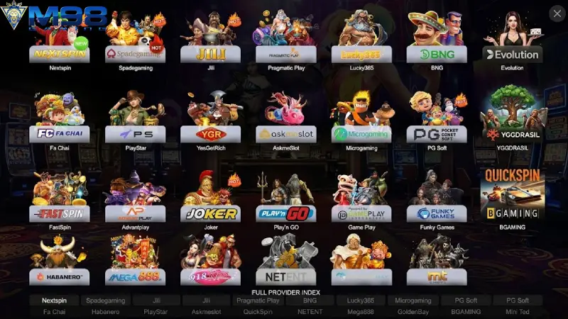 รวมค่ายเกมสล็อตชั้นนำระดับโลกลิขสิทธิ์แท้ 100%