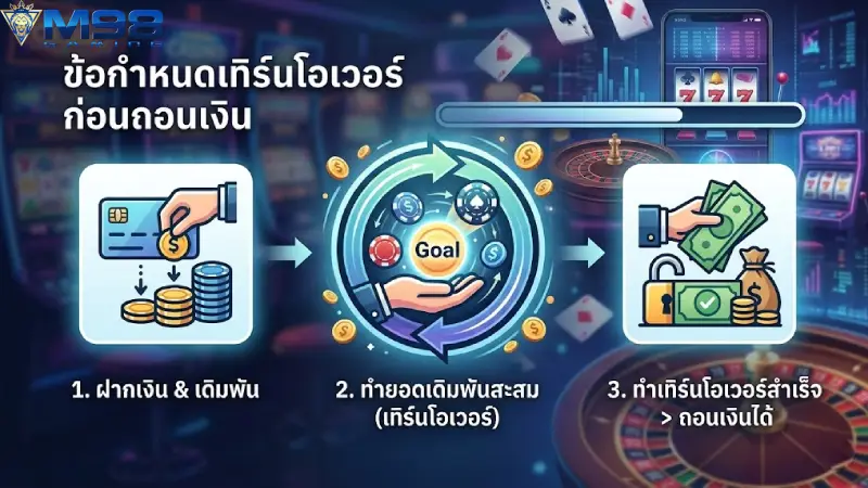 การเคลียร์ยอดเทิร์นโอเวอร์ก่อนทำรายการถอนเงิน