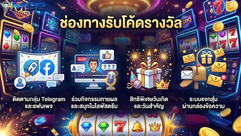 ช่องทางการรับรหัสรางวัลและวิธีเข้าร่วมกิจกรรมเพื่อไม่ให้พลาดสิทธิ์ M98